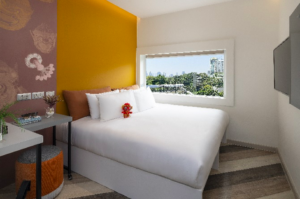 The Recharge Rooms feature comfy king beds