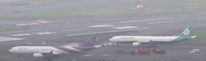 Thai-Airways-and-EVA-Air-Planes-Halts-Runway-Operations-at-Tokyos-Haneda-Airport-Source-Kyodo-News