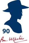 90th-Sign logo BLUE