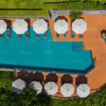 Andaman Beach Hotel Phuket Swimming Pool Bird Eye View