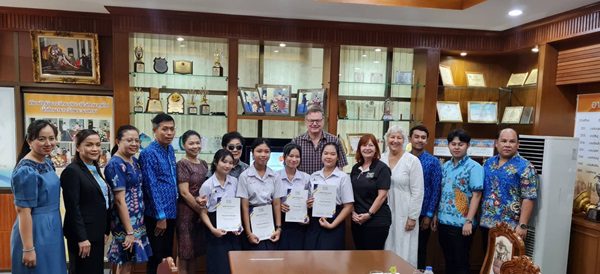 Phuket Vocational College are supported by the Phuket Hotels Associations’ educational programme