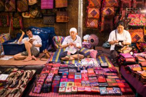 A group of makers sell goods at a local street market in Chiang Mai, Thailand. - Credit - Tourism Authority of Thailand